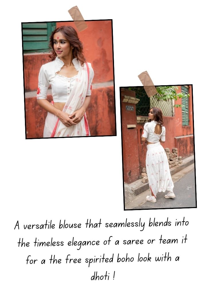 Victorian Blouse White - Shvet