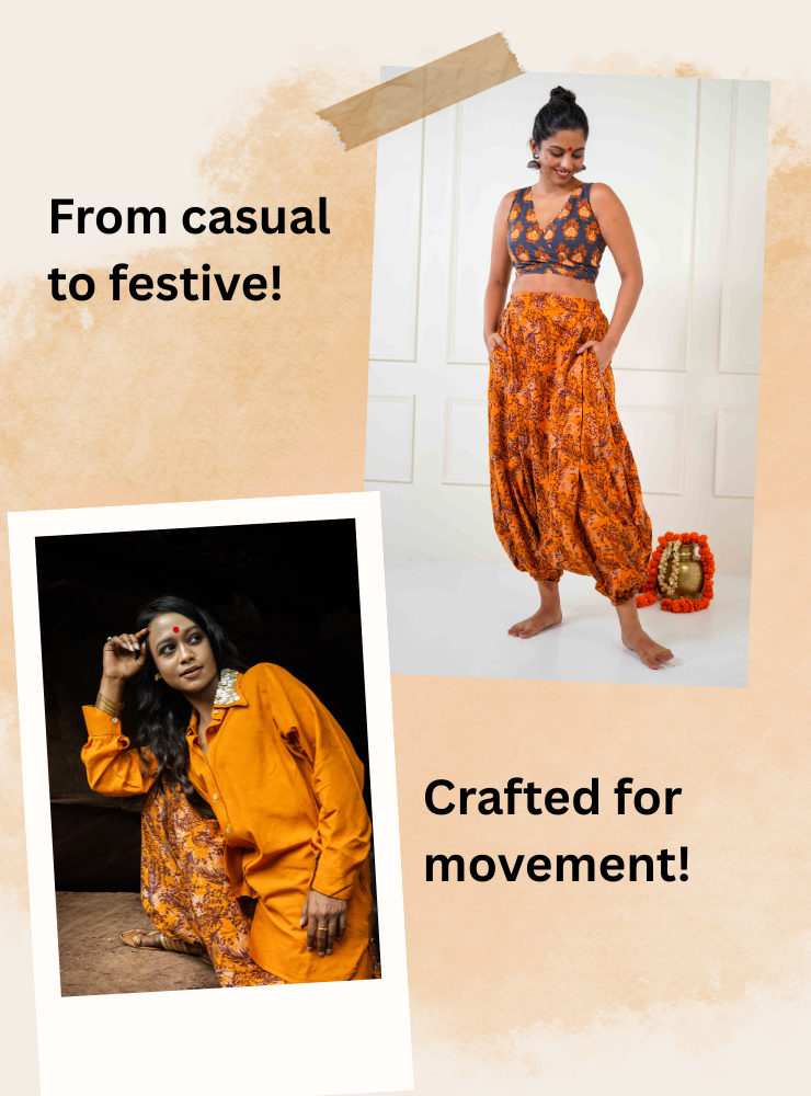 Batik Printed Harem Pants