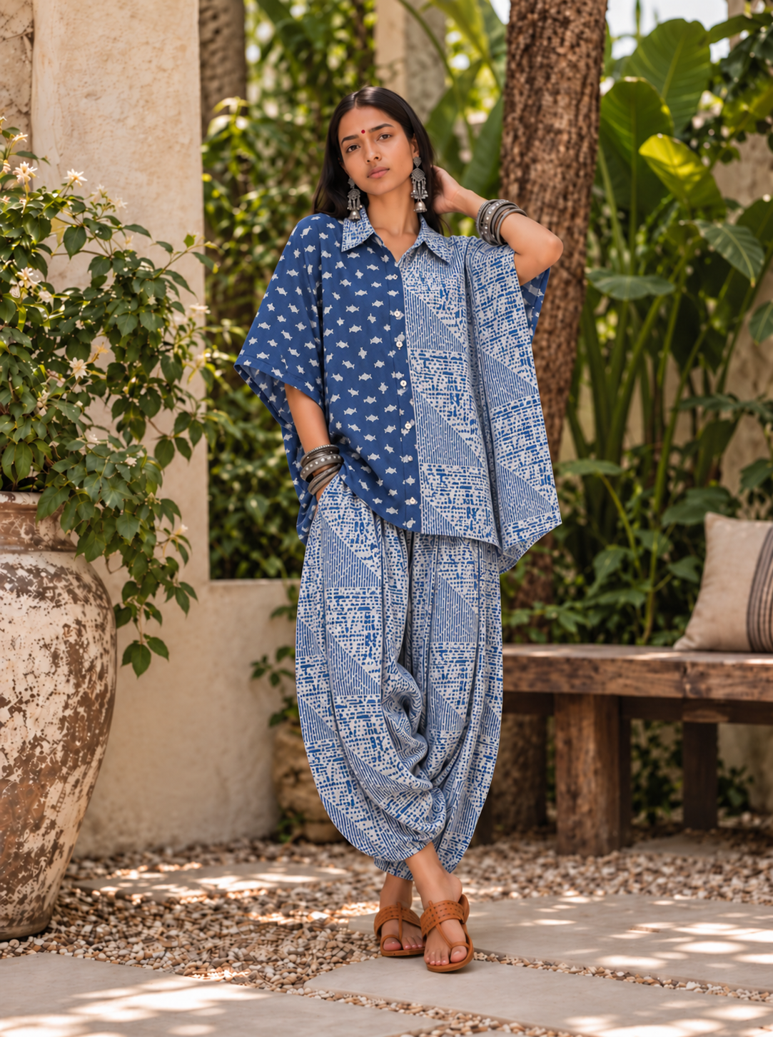NEEL KAFTAN HAREM SET