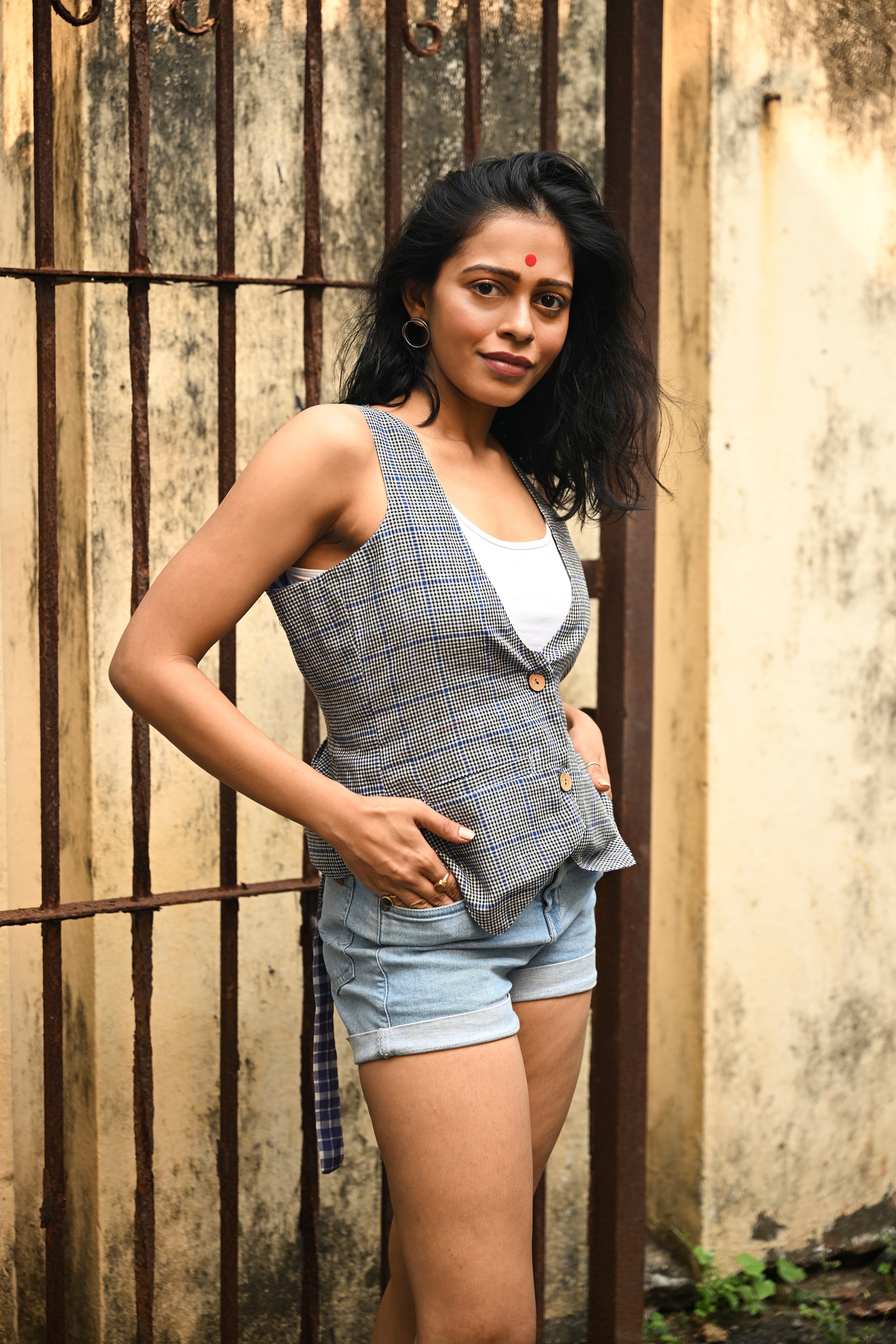 Reversible Sleeveless Waistcoat - Taana Baana