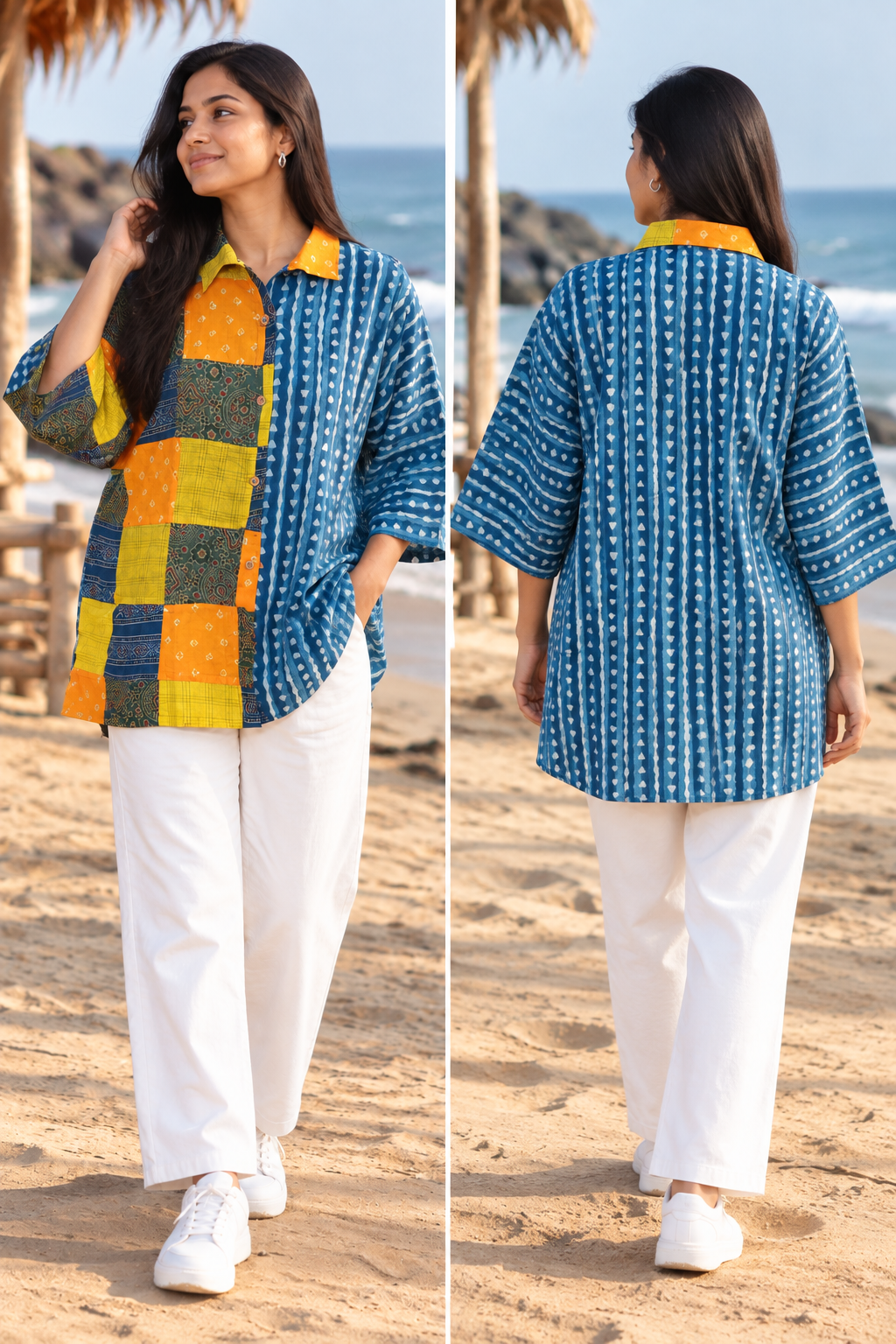 Coastal Patchwork Shirt