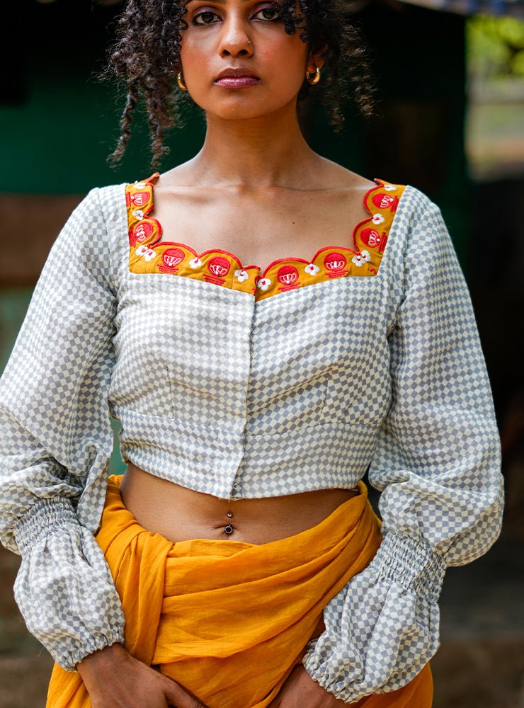 Ira Blouse - Prathaa - weaving traditions