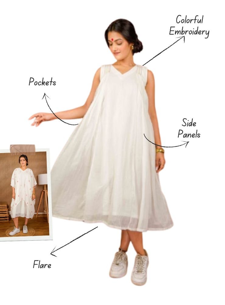 Luna Dress - Prathaa - weaving traditions