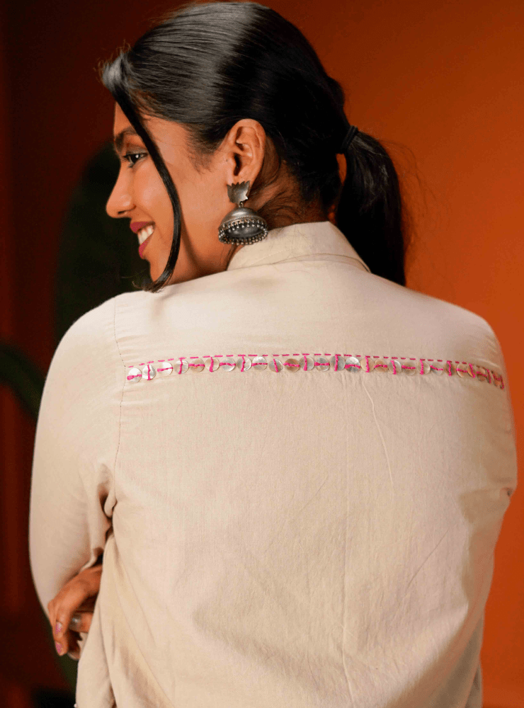 Taal Raga Set - Printed Dress & Jacket - Prathaa - weaving traditions