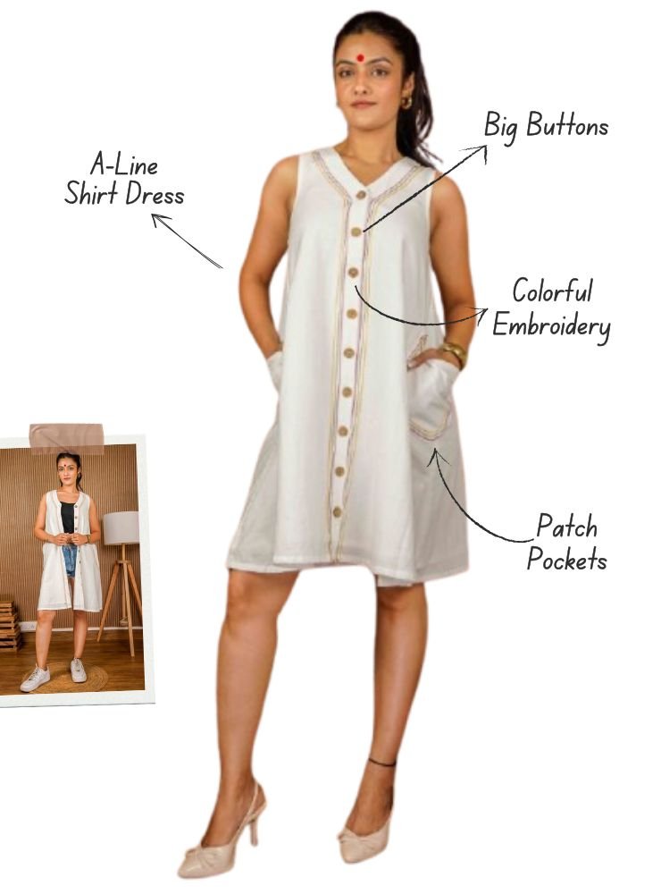 Zara Dress - Prathaa - weaving traditions