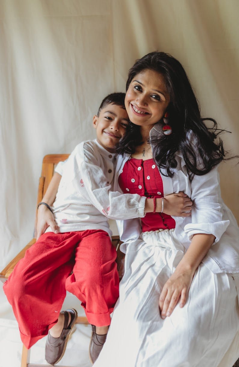 Twinning- Mother Son Duo Set | Twinning Dress Prathaa