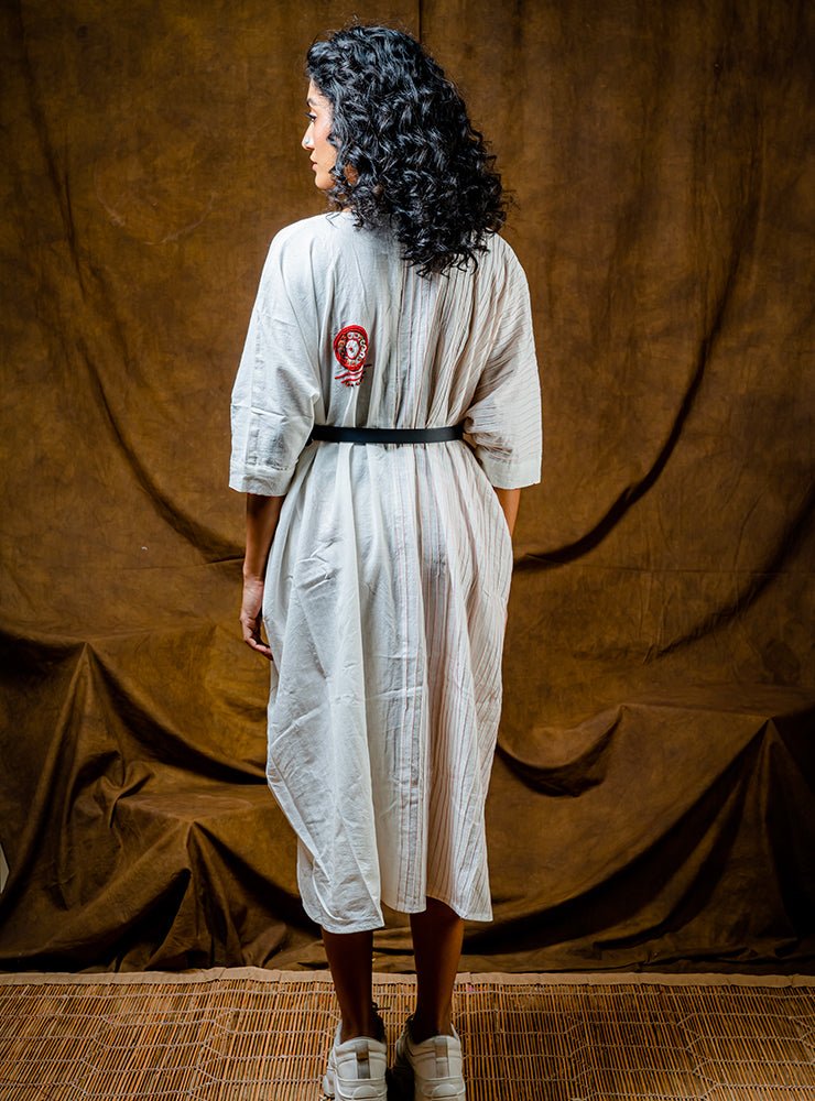 SHVET- FULL WHITE KAFTAN | Sustainable Fashion | Prathaa