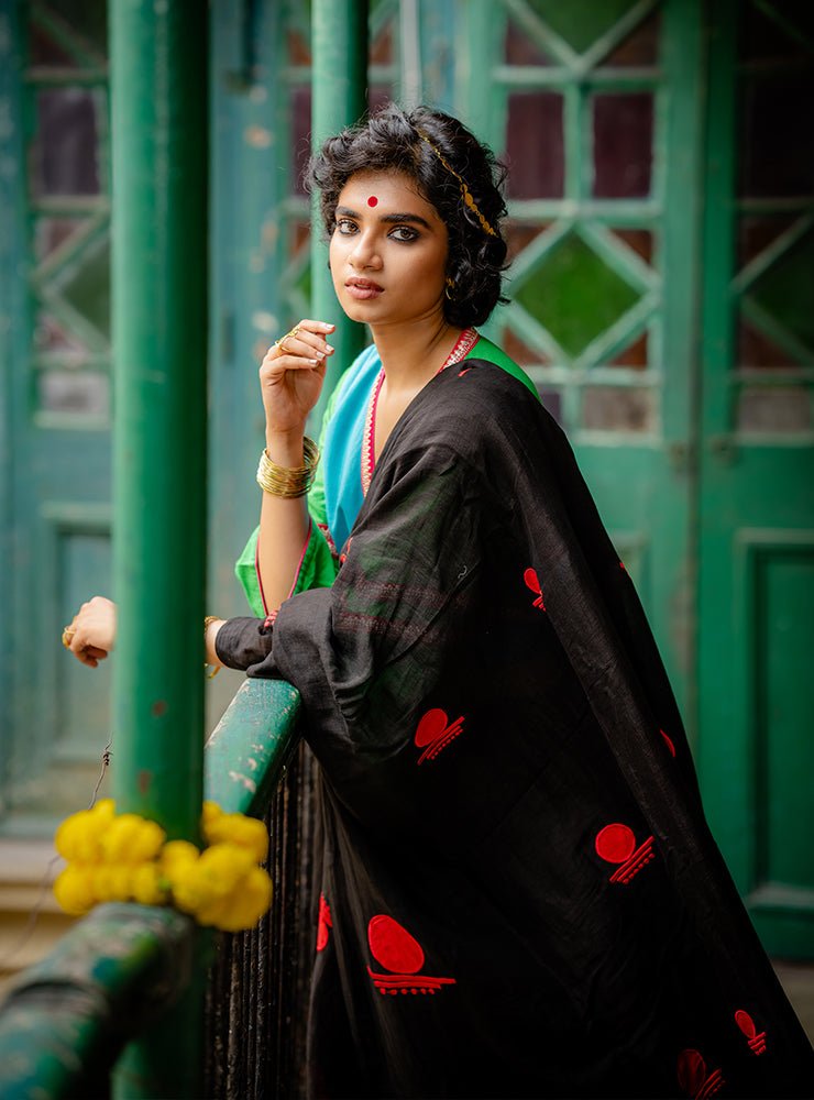 handloom saree with blouse | Prathaa | Handloom & Sustainable Clothing