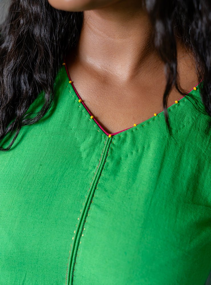 straight fit maxi dress | Prathaa | Handloom & Sustainable Clothing