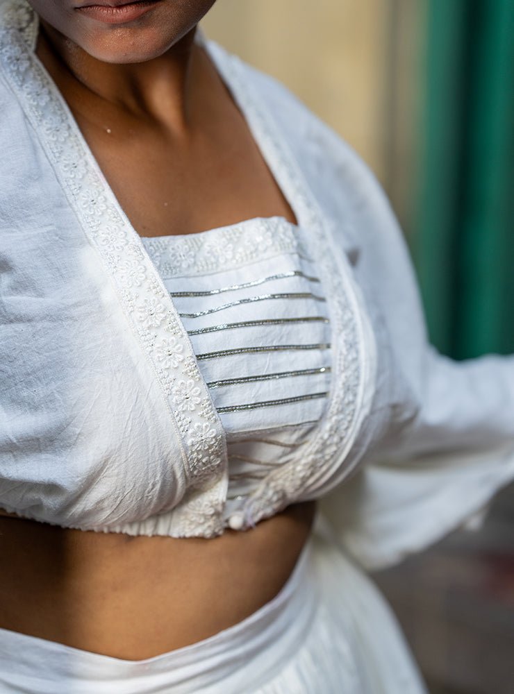 CHANDRAHAAS BLOUSE - Prathaa - weaving traditions