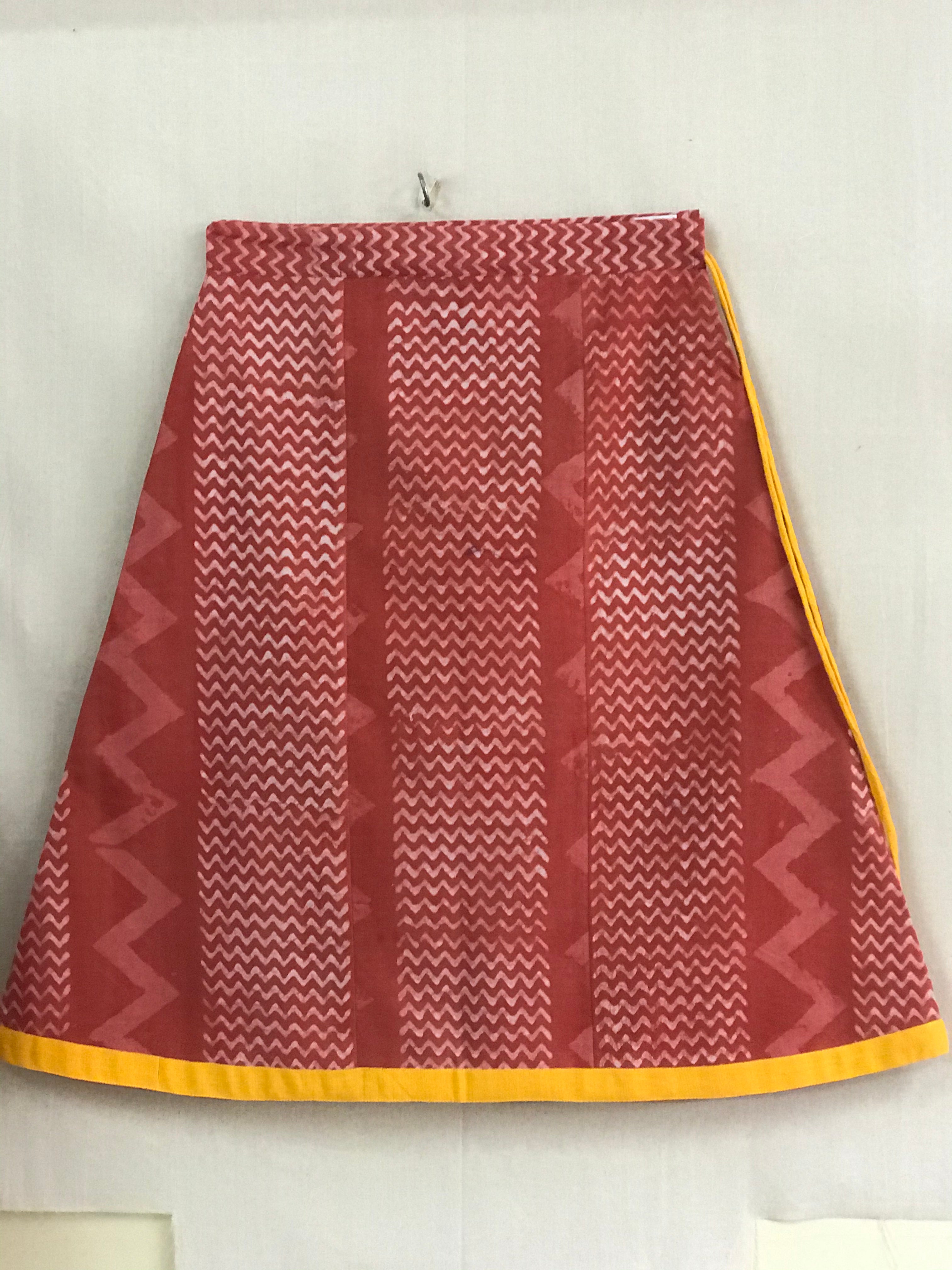 Kids Coral Batik Skirt - Prathaa - weaving traditions