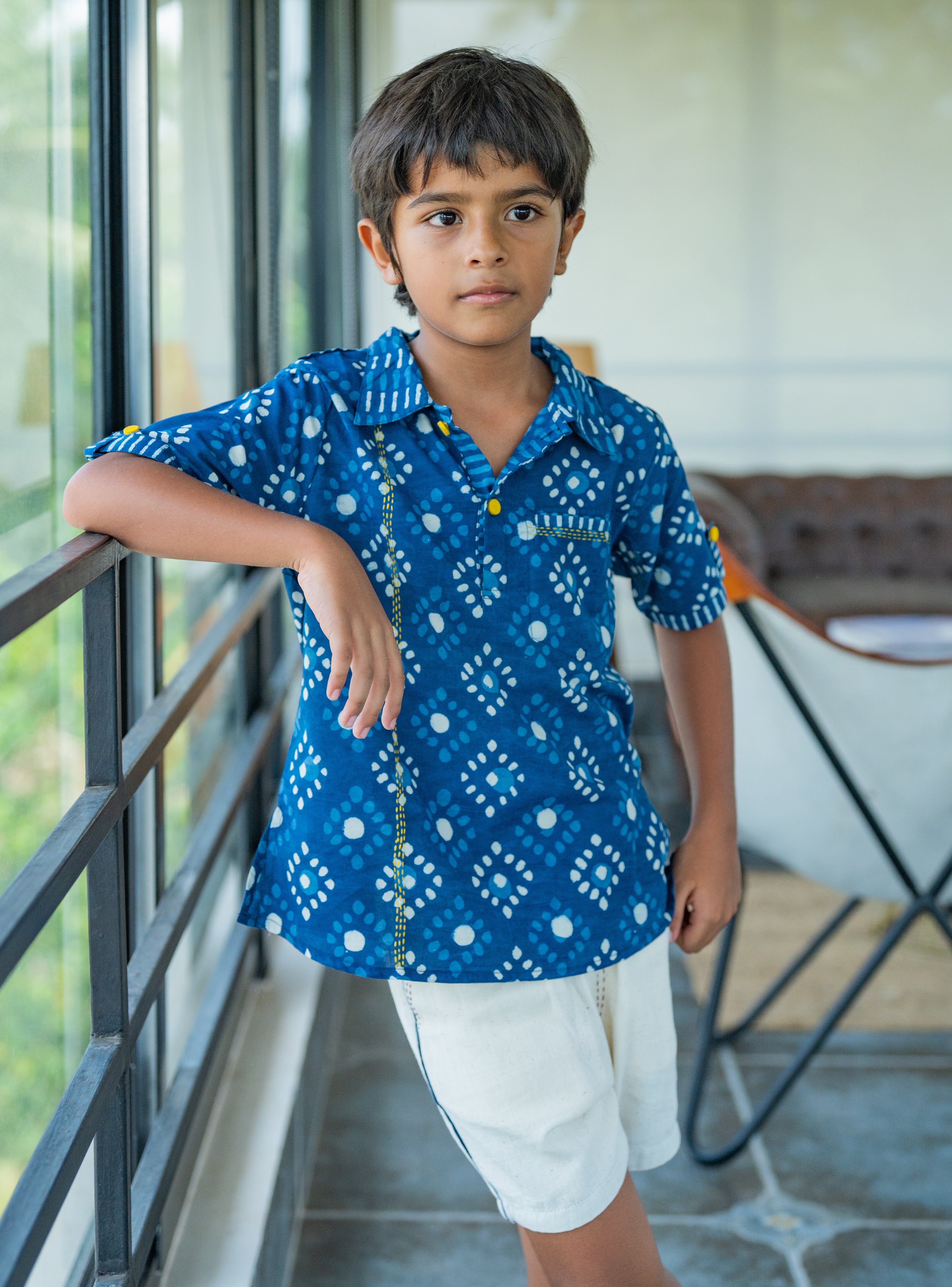 Shirt Shorts (set of 2) - Prathaa - weaving traditions