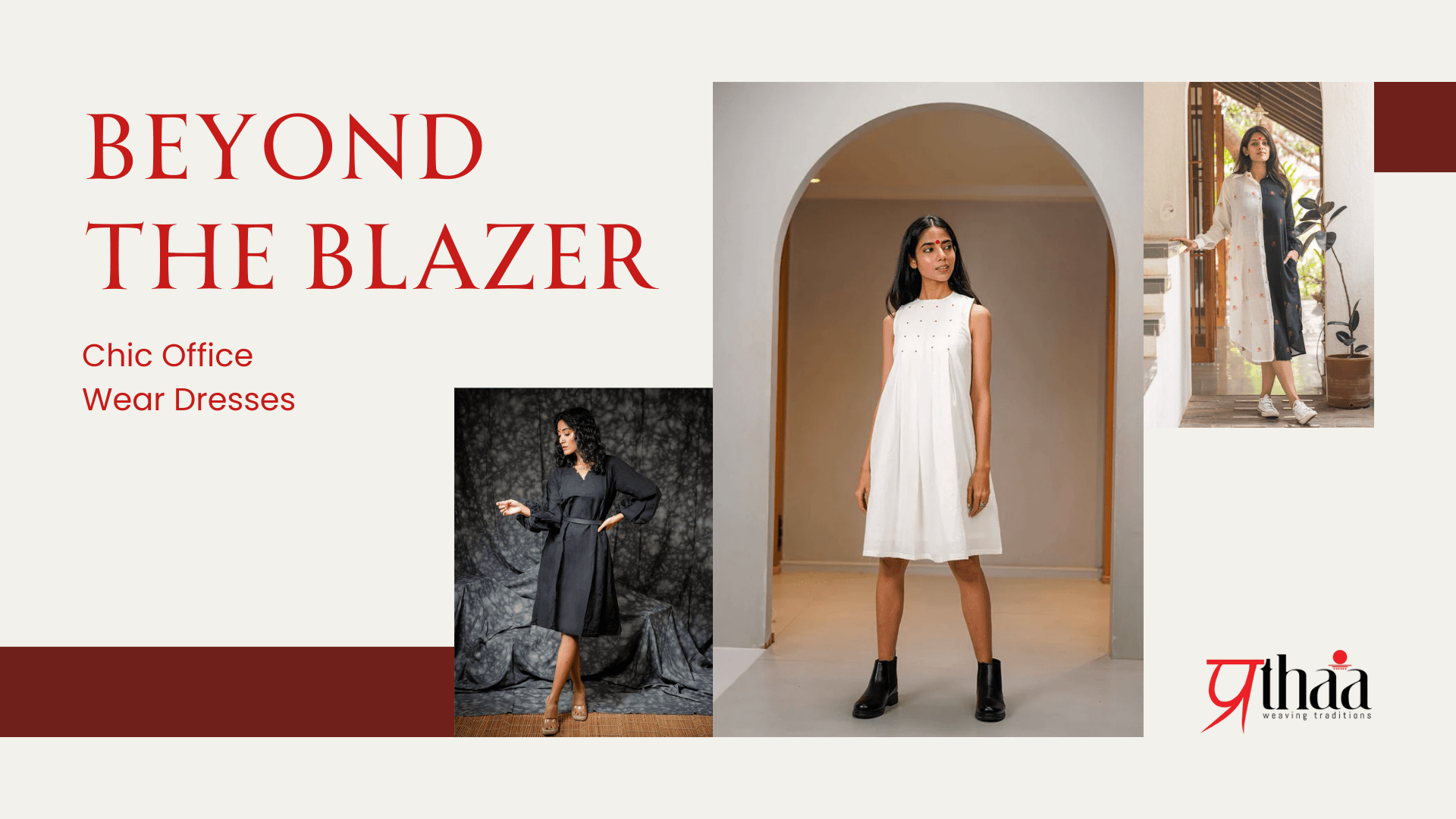 Beyond the Blazer: Chic Office Wear Dresses for the Indian Professional - Prathaa-weaving traditions