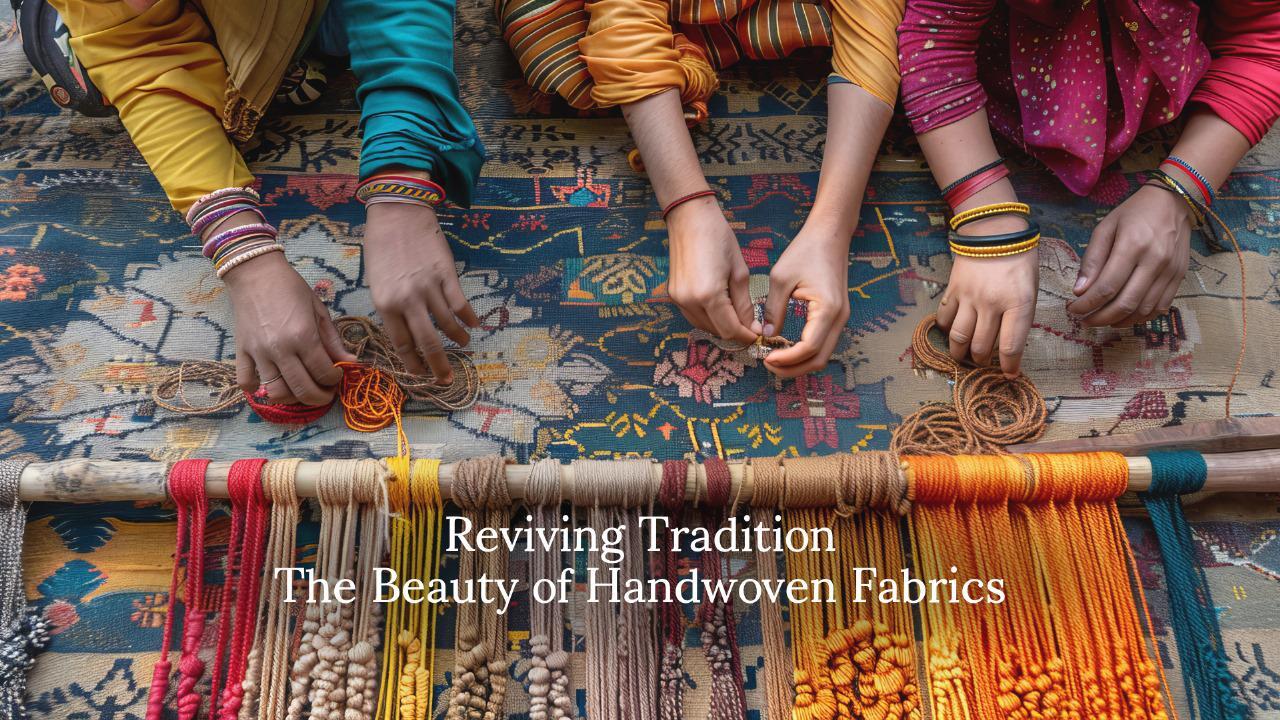 Reviving Tradition: The Beauty of Handwoven Fabrics - Prathaa-weaving traditions