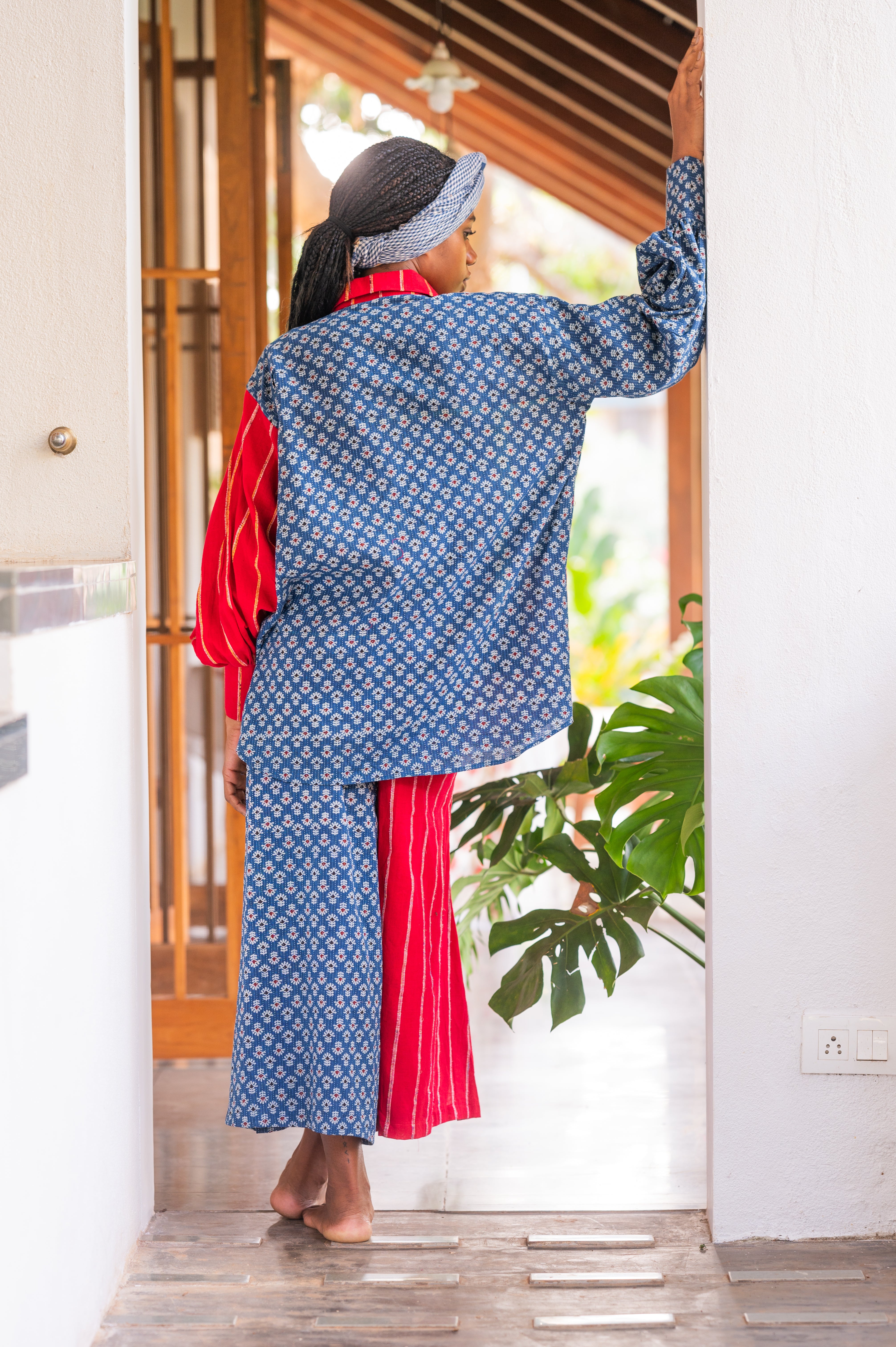 Set- Shirt Culottes - Prathaa - weaving traditions