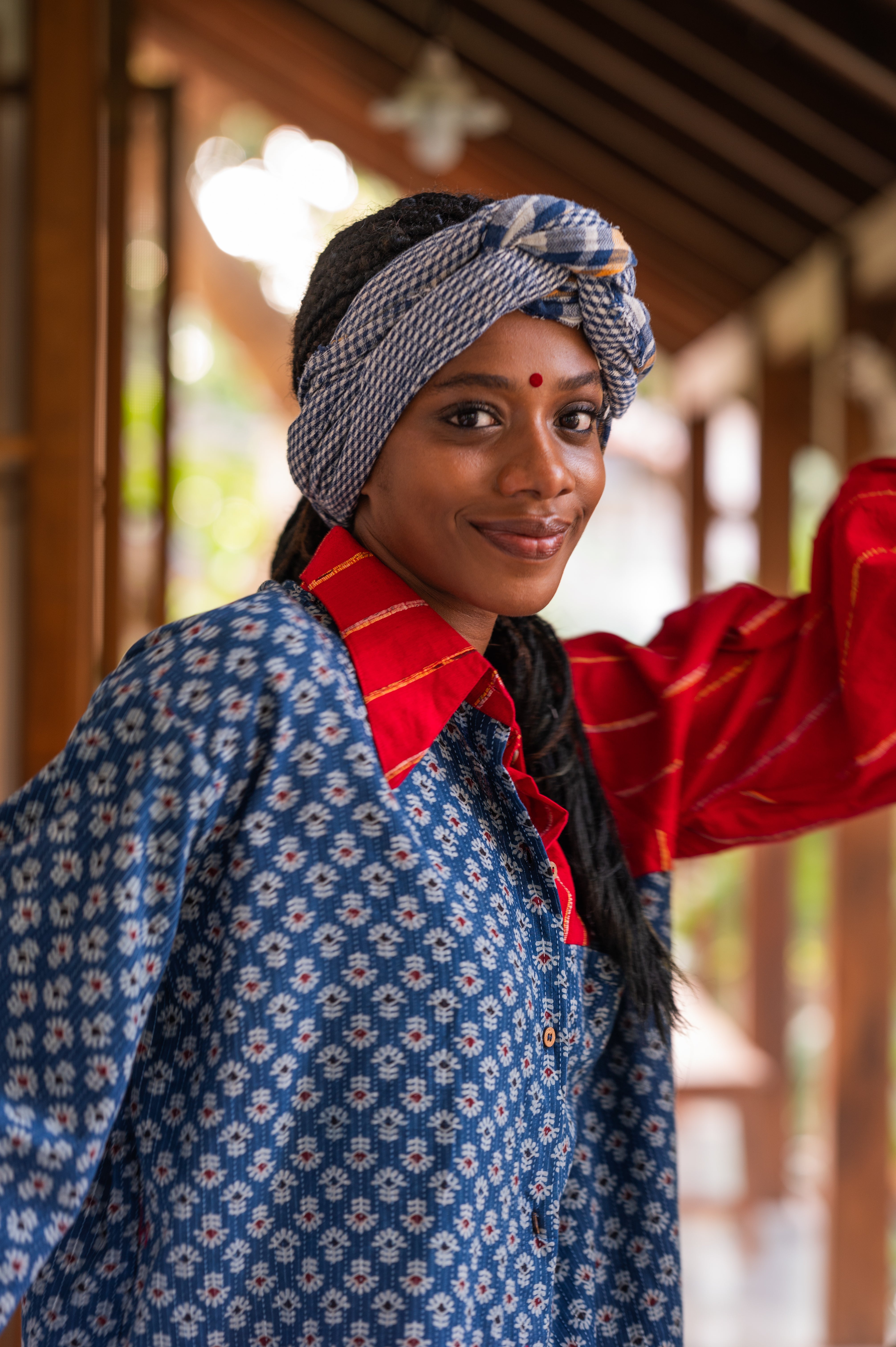 Set- Shirt Culottes - Prathaa - weaving traditions