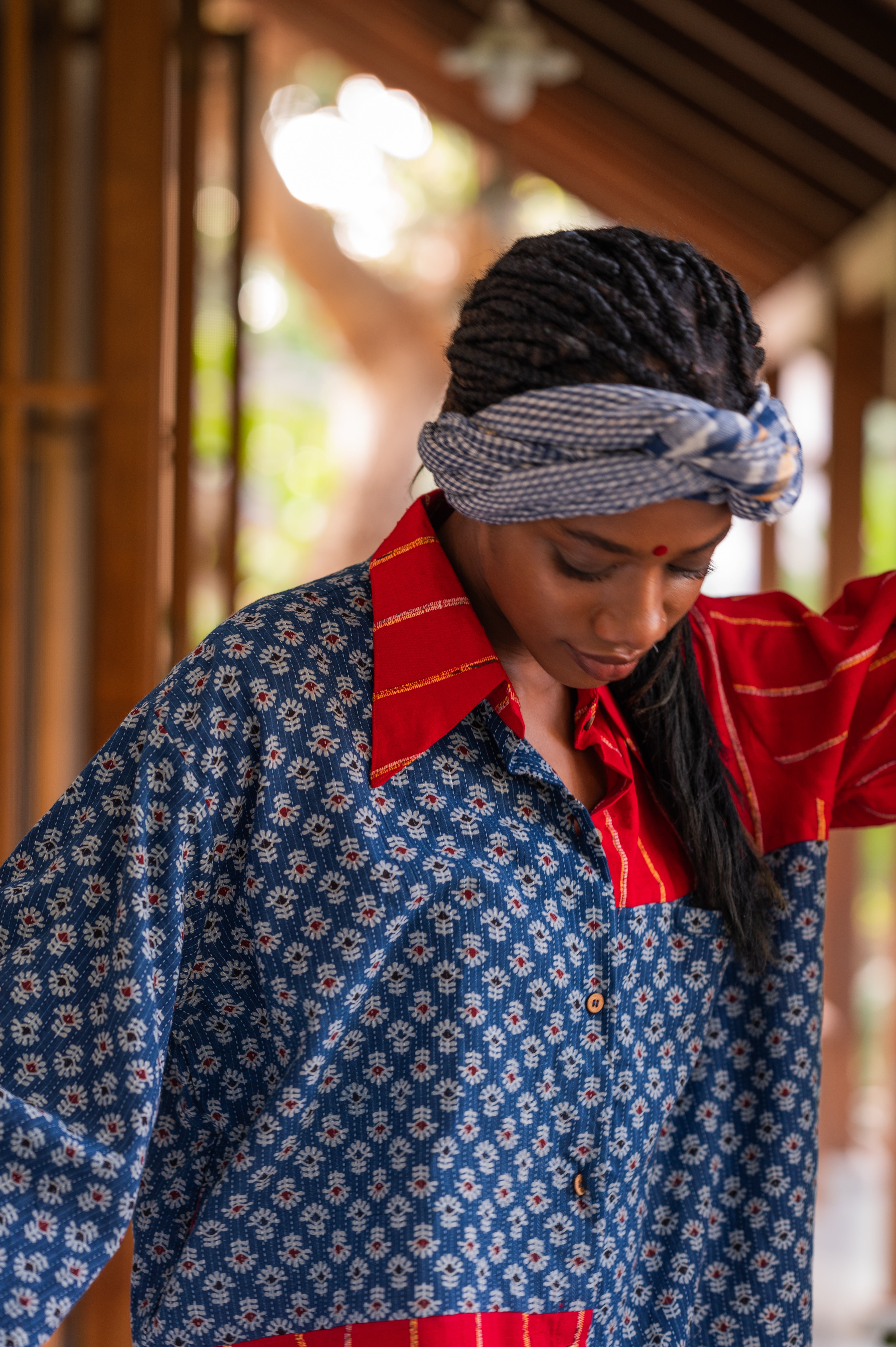 Set- Shirt Culottes - Prathaa - weaving traditions