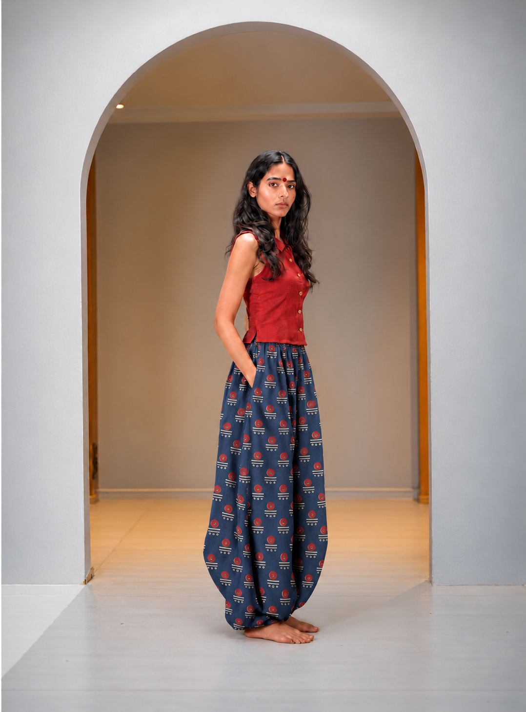 Indigo Bindi Harem