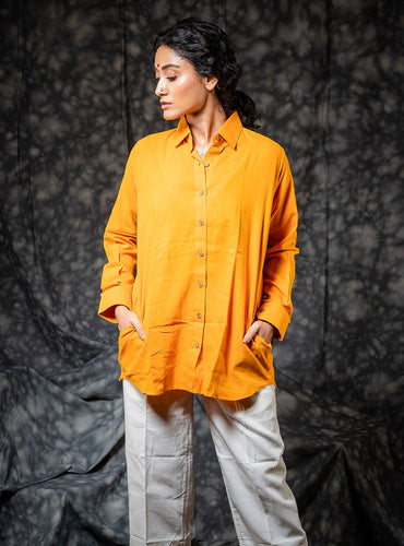 Mustard Shirt - ROZAANA