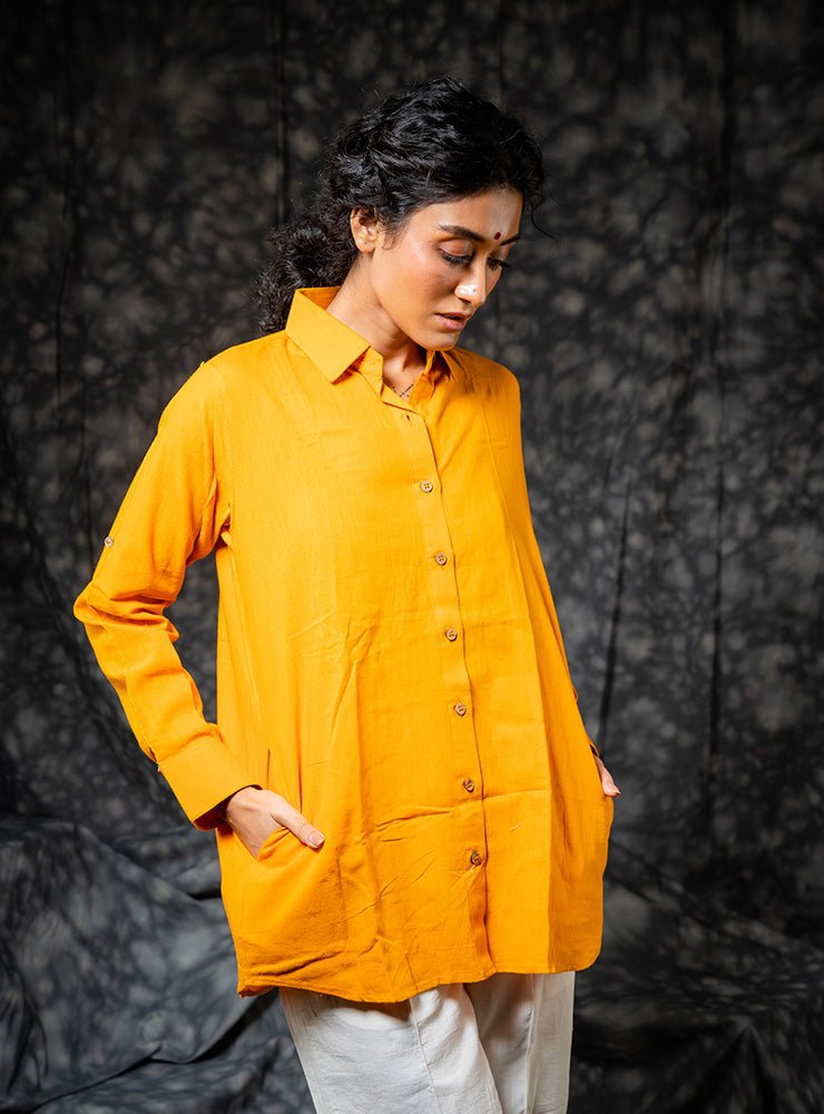 Mustard Shirt - ROZAANA