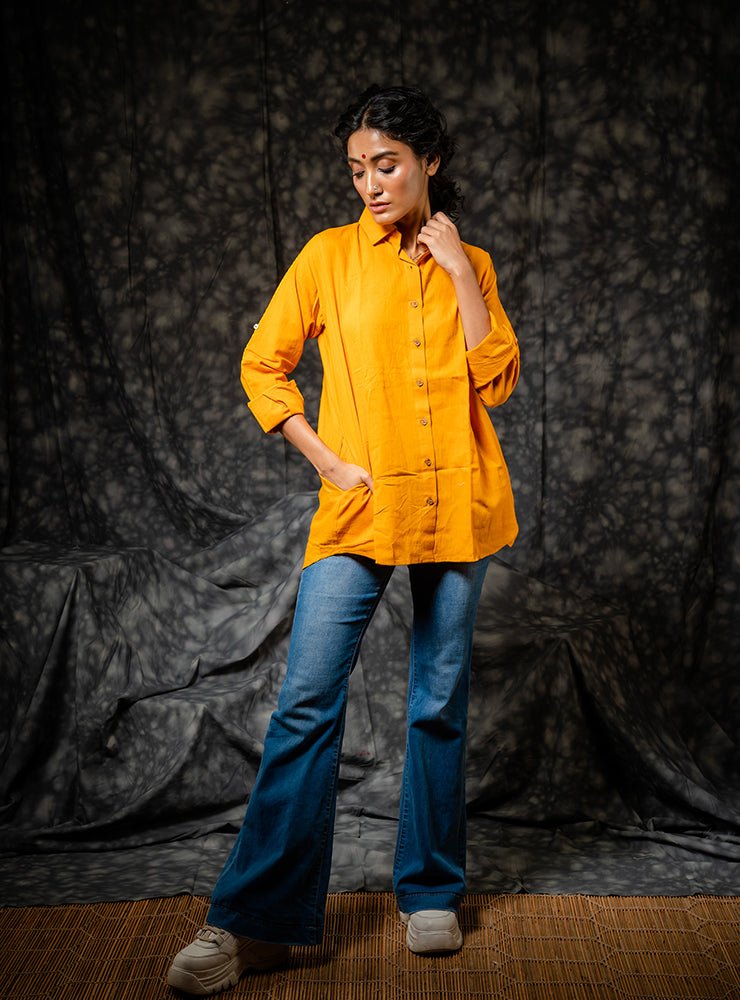 Mustard Shirt - ROZAANA