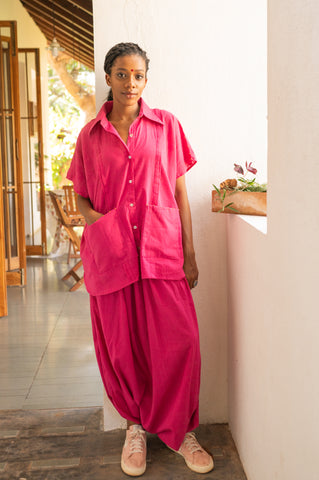 Pink Dhoti - Prathaa - weaving traditions