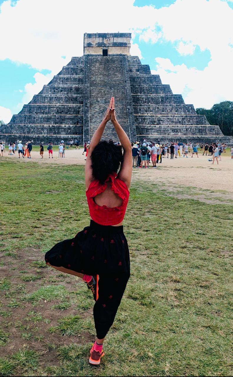 Black Jamdani Cotton Flared Harem Pants