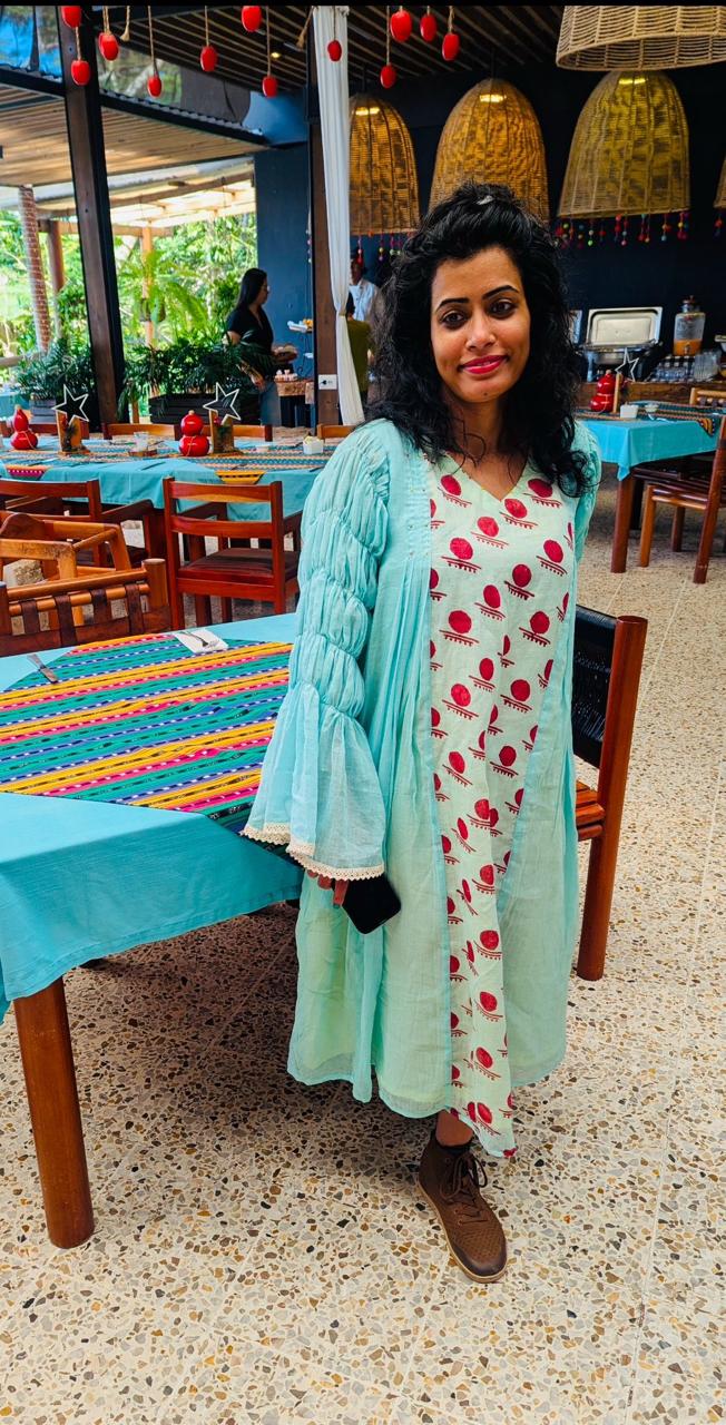 Side Panelled Dress- SNIGDHA