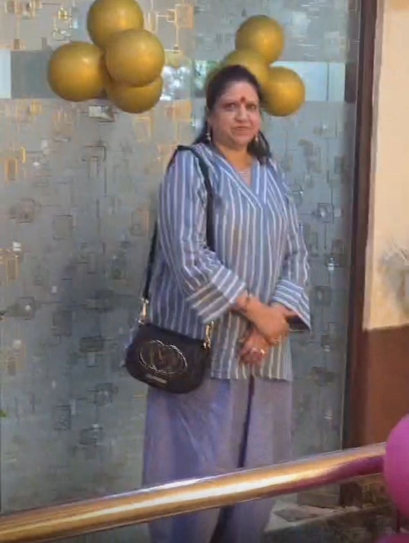 Blue Handloom Cotton Raabta Top and Pants Co-Ord Set