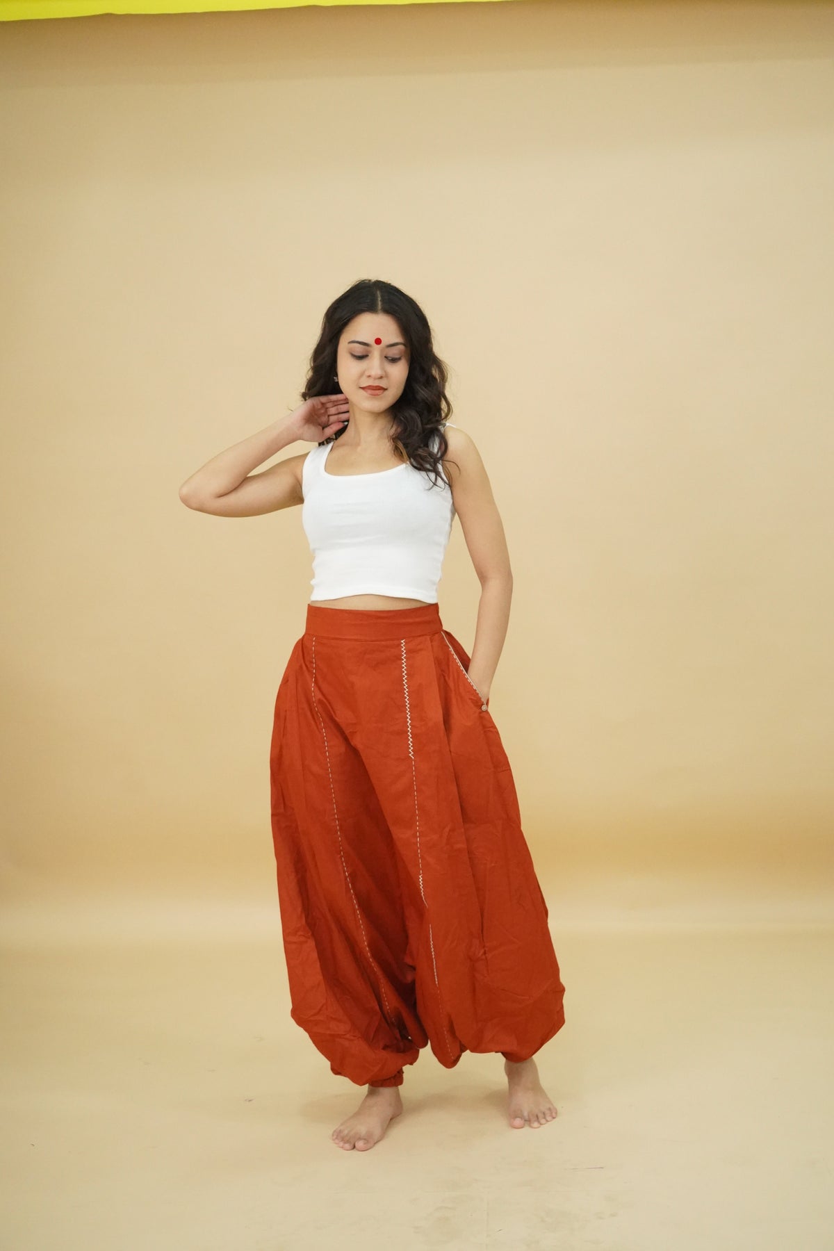 Aanchal Harem Set - Prathaa-weaving traditions