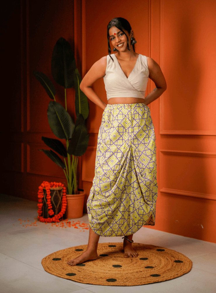 Batik Printed Skirt - Prathaa - weaving traditions