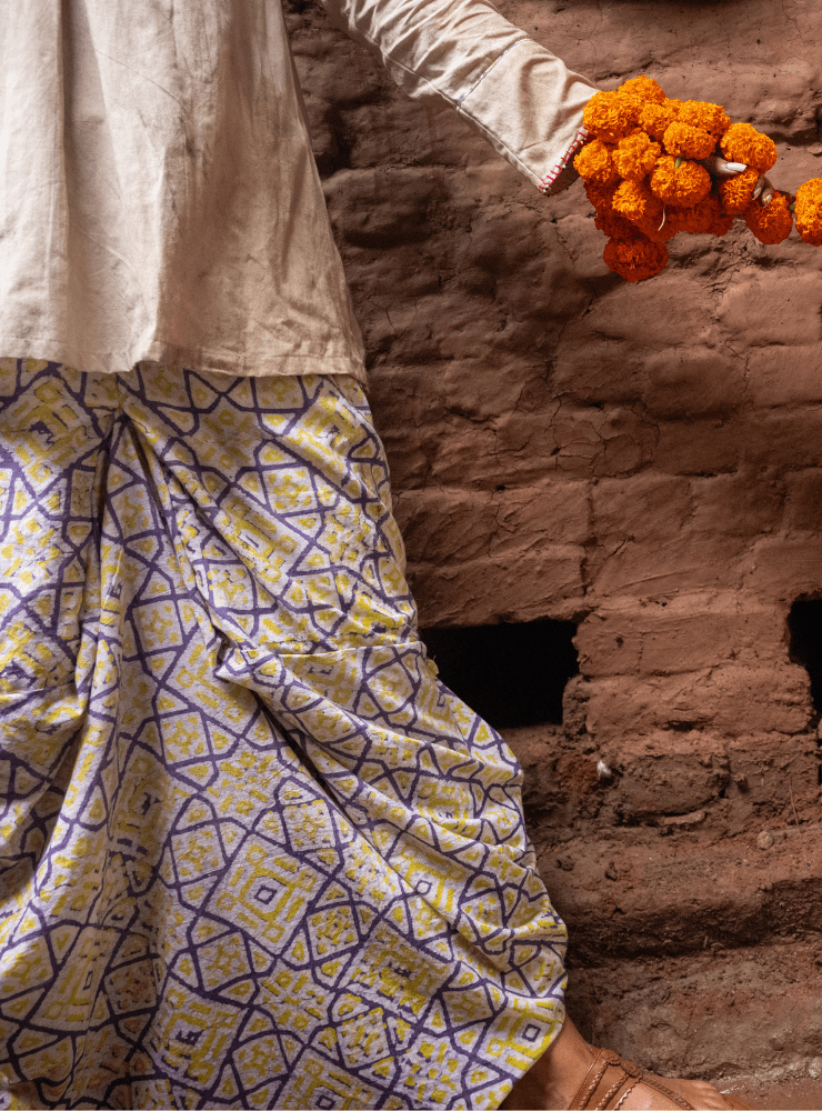 Batik Printed Skirt - Prathaa - weaving traditions