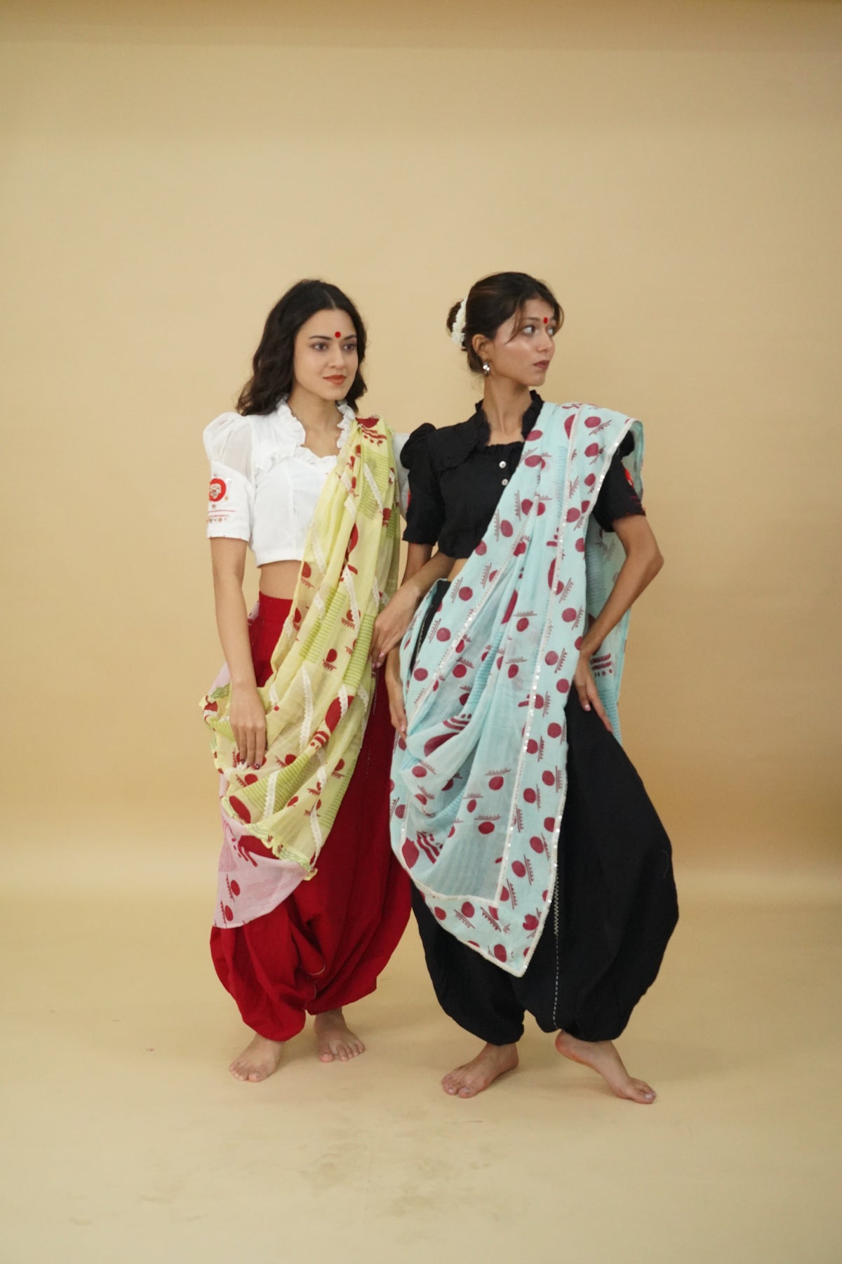 Gulnaar Harem Set - Prathaa-weaving traditions
