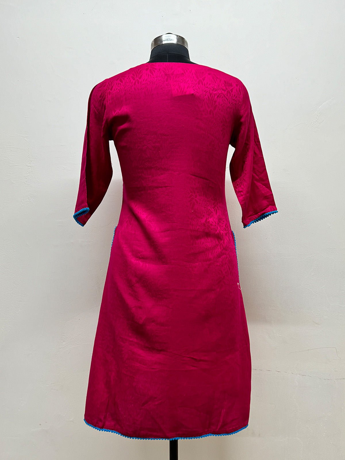 Hot Pink Tunic - Prathaa - weaving traditions