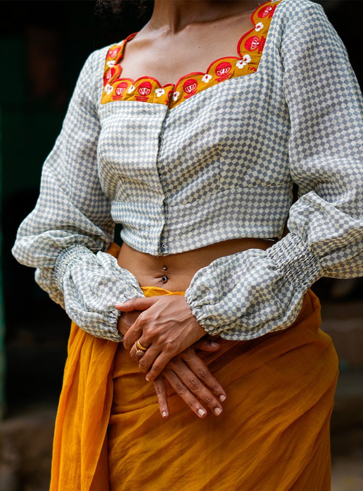 Ira Blouse - Prathaa - weaving traditions