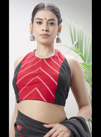 Khesh Halter Neck Blouse - Prathaa - weaving traditions