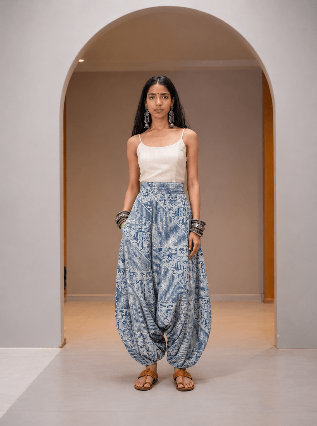 LEELA HAREM PANT - Prathaa-weaving traditions