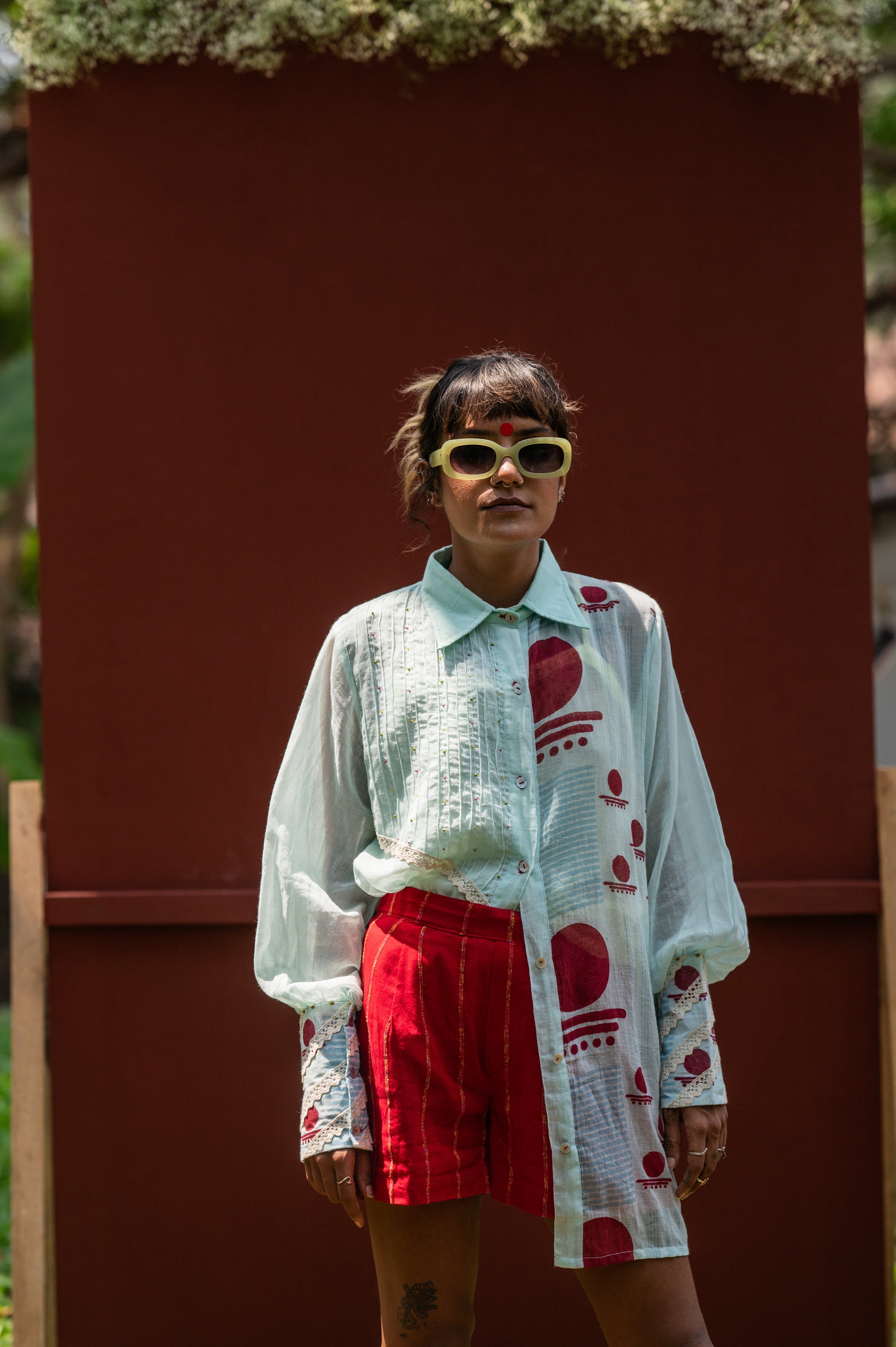 Overlap Shirt- SNIGDHA - Prathaa - weaving traditions