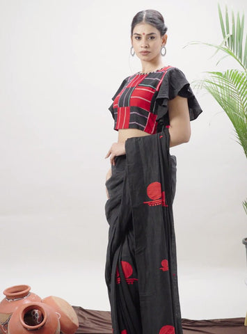 Patchwork Blouse - Prathaa - weaving traditions