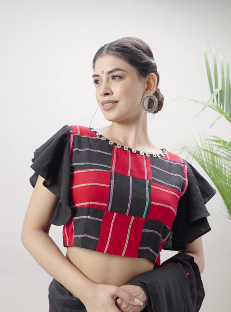 Patchwork Blouse - Prathaa - weaving traditions