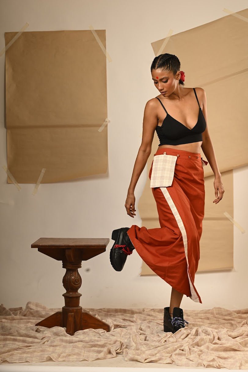 TB Reversible Drape Skirt - Prathaa Weaving Traditions