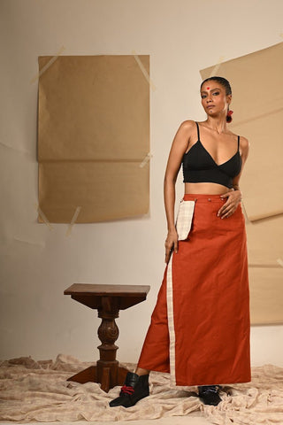 TB Reversible Drape Skirt - Prathaa Weaving Traditions