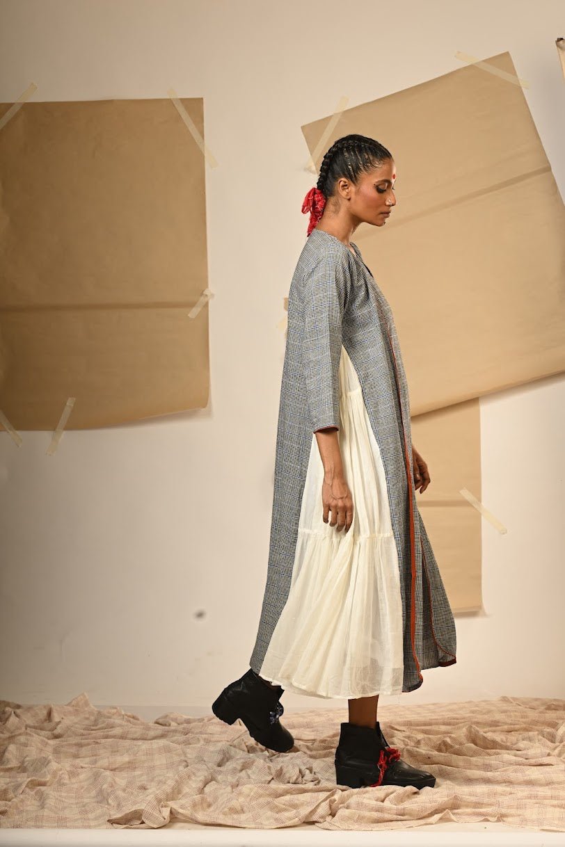 TB Tierred Maxi Dress - Prathaa Weaving Traditions