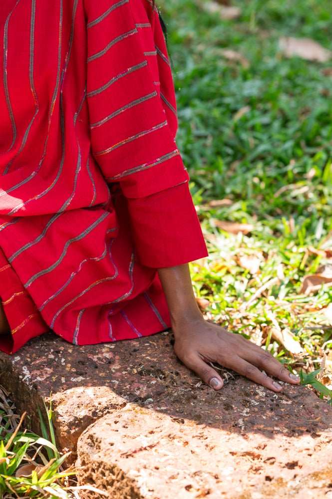 Half and Half Shirt - Prathaa - weaving traditions