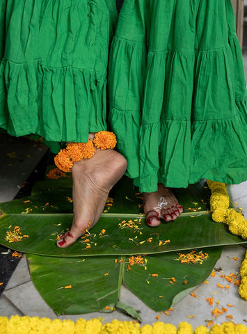 mint green sharara | Prathaa | Handloom Dresses and Clothing