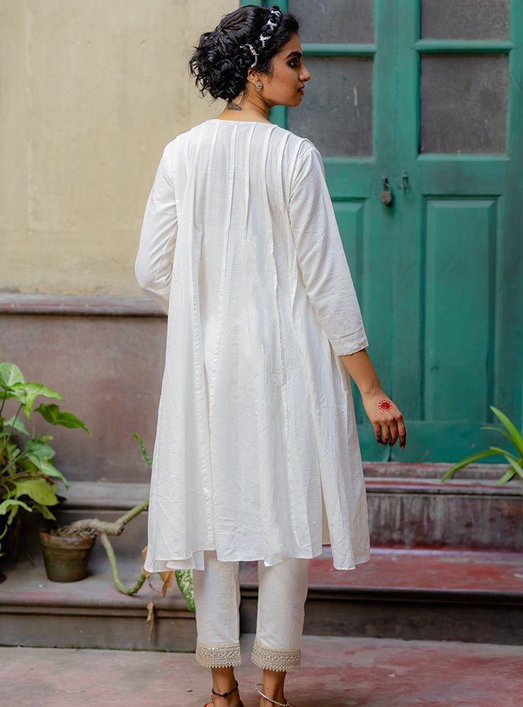 LUNA PANELLED TUNIC - Prathaa - weaving traditions