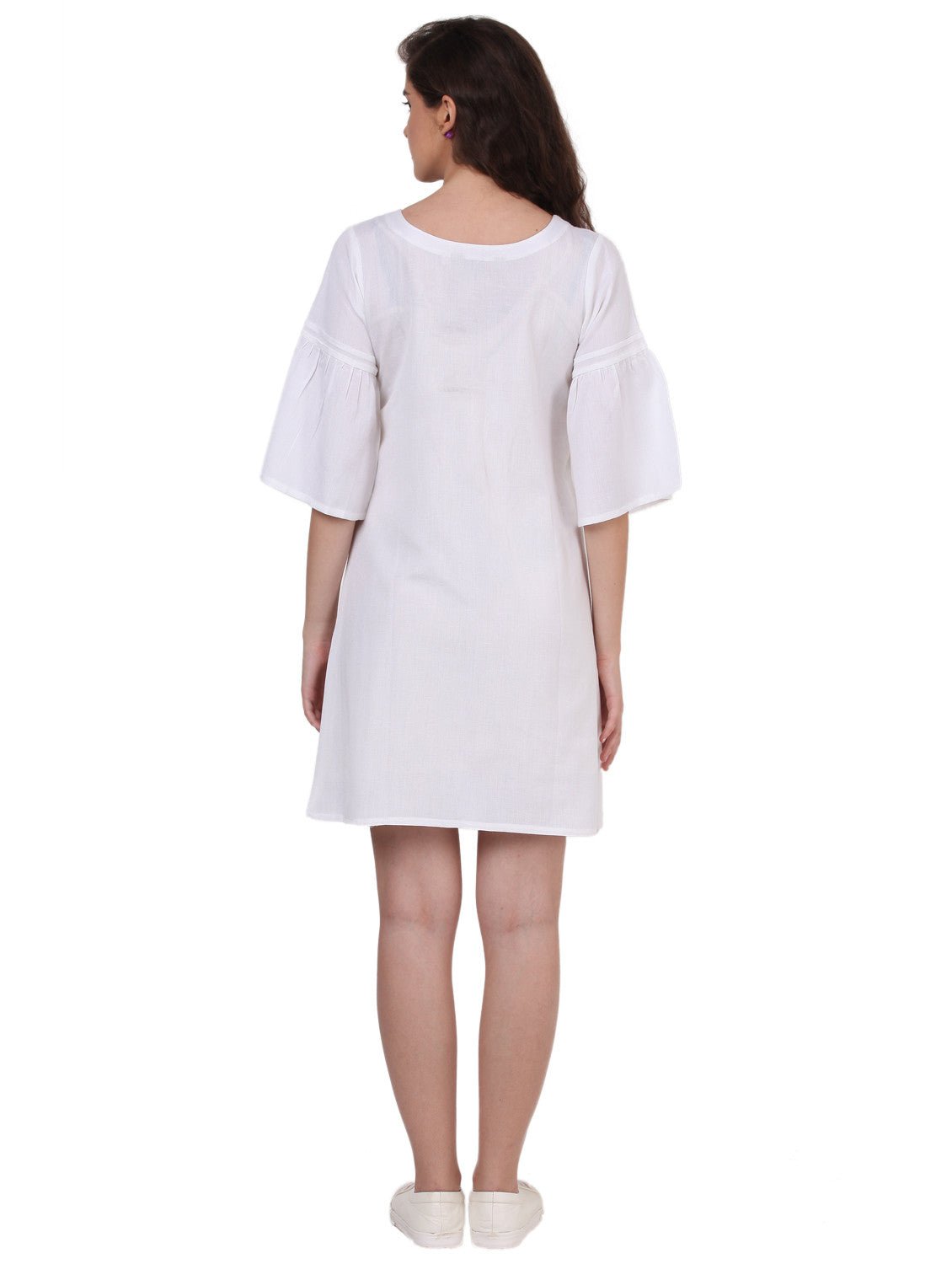 Dress - White Formal Dress - Prathaa