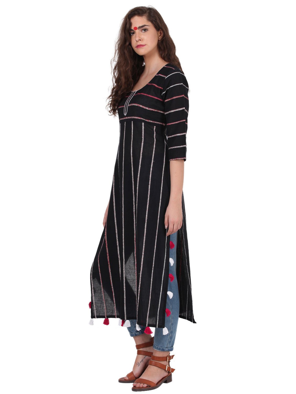 Tunic - Black Khesh Tunic - Prathaa