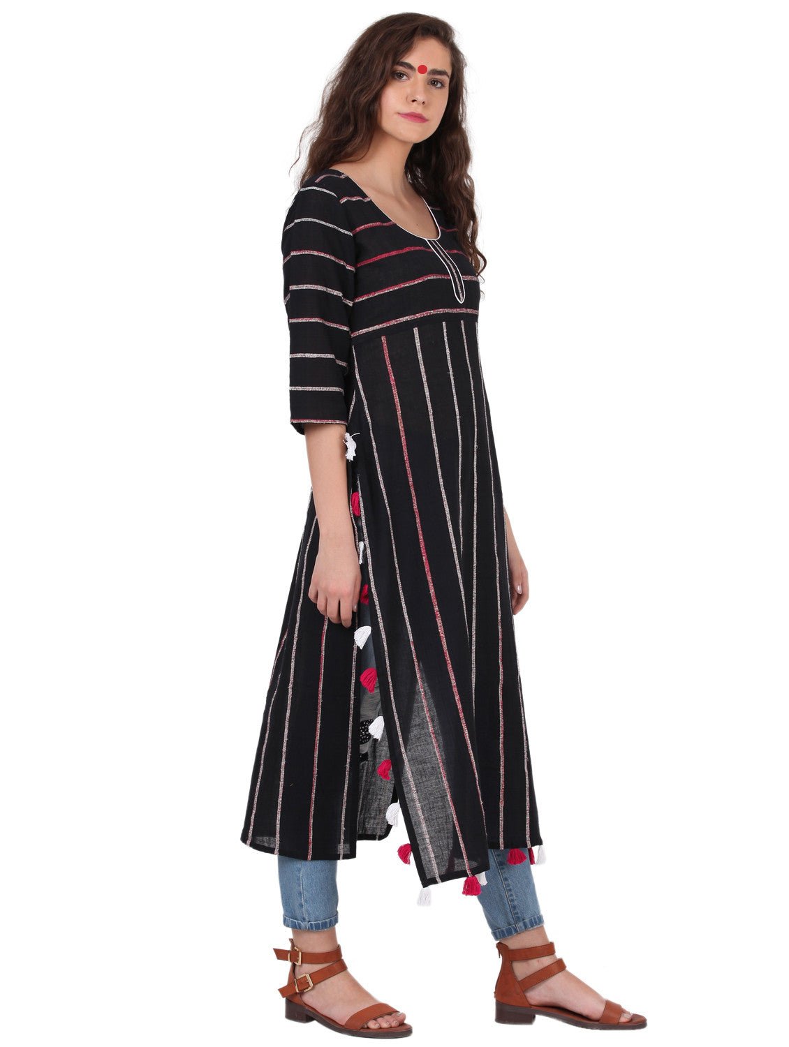 Tunic - Black Khesh Tunic - Prathaa