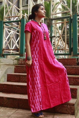 Dress - Pink Maxi Dress - Prathaa